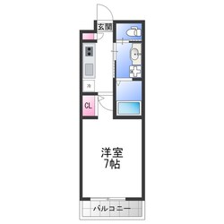 H-maison鶴橋の物件間取画像